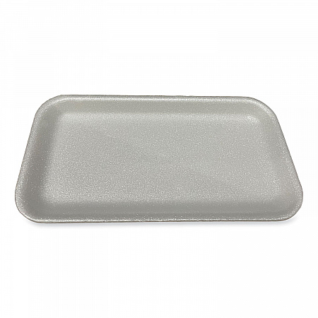 Meat Trays, #17S, 8.5 x 4.69 x 0.64, White, Foam, 500/Carton (17SWH)