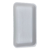 Meat Trays, #15P, 14.44 x 7.88 x 1.37, White, Foam, 200/Carton (15PWH)