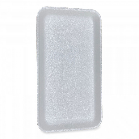Meat Trays, #1525, 14.5 x 8 x 0.75, White, Foam, 250/Carton (1525WH)