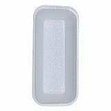 Meat Trays, #1.5, 8.38 x 3.94 x 1.1, White, Foam, 1,000/Carton (15WH)