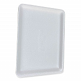 Meat Trays, #9P, 12.25 x 9.25 x 0.62, White, Foam, 200/Carton (9PWH)