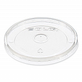 Polypropylene Vented Food Container Lids for 12 oz Food Containers, Clear, Plastic, 1,000/Carton (LVP5120100)