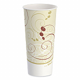 Double Sided Poly Paper Cold Cups, 24 oz, Symphony Design, 50/Sleeve, 20 Sleeves/Carton (RP24TPJ8000)