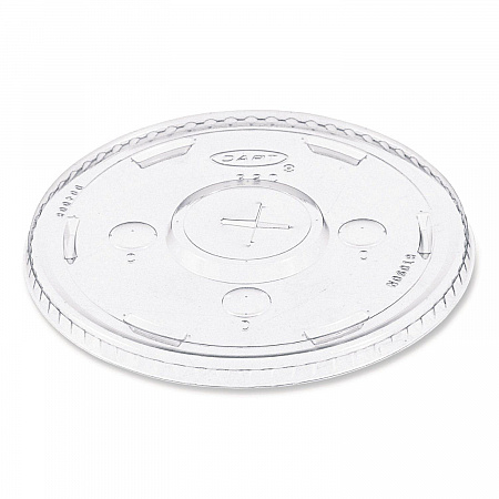 Straw-Slot Cold Cup Lids, Fits 30 oz to 32 oz Cold Cups, Plastic, Clear, 50/Sleeve, 20 Sleeves/Carton (L32CR)