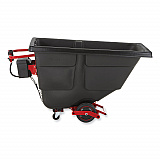 0.5 cu yd Motorized Roto Tilt Truck, 850 lb Capacity, Black (2173519)