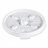Lift n' Lock Plastic Hot Cup Lids, Fits 8 oz Hot Cups, White, 1,000/Carton (8FTL)