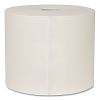 Heavy-Duty Cleaning Cloth, 1-Ply, 12.6" x 912.2 ft, White (530105)