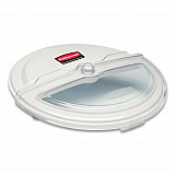 ProSave Sliding Lid Conversion Kit for Brute Containers, 23.5" Diameter x 5.25" h, White, Plastic (FG9G7800WHT)