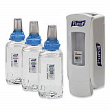 8520017027810, SKILCRAFT PURELL Advanced Green Certified Instant Foam Hand Sanitizer Starter Kit, Holds 1,200 mL, White (7027810)