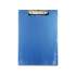 Saunders Plastic Clipboard, 0.5" Capacity, 8.5 x 11 Sheets, Ice Blue (00439)
