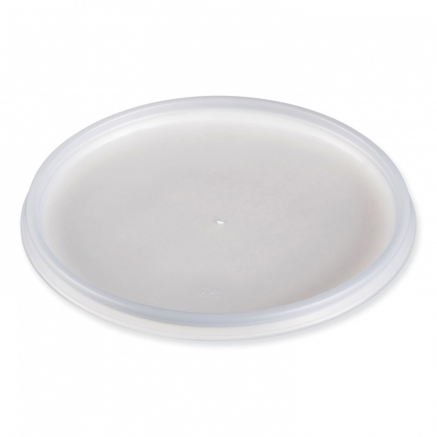 Plastic Lids for Foam Cups, Bowls and Containers, Vented, Fits 12 oz to 60 oz, Translucent, 100/Pack, 10 Packs/Carton (32JLR)