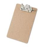 Saunders Recycled Hardboard Archboard Clipboard, 2" Clip Capacity, H8.5 x 11 Sheets, Brown (05712)