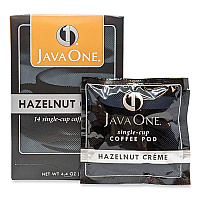 Coffee Pods, Hazelnut Creme, Single Cup, 14/Box (70500)