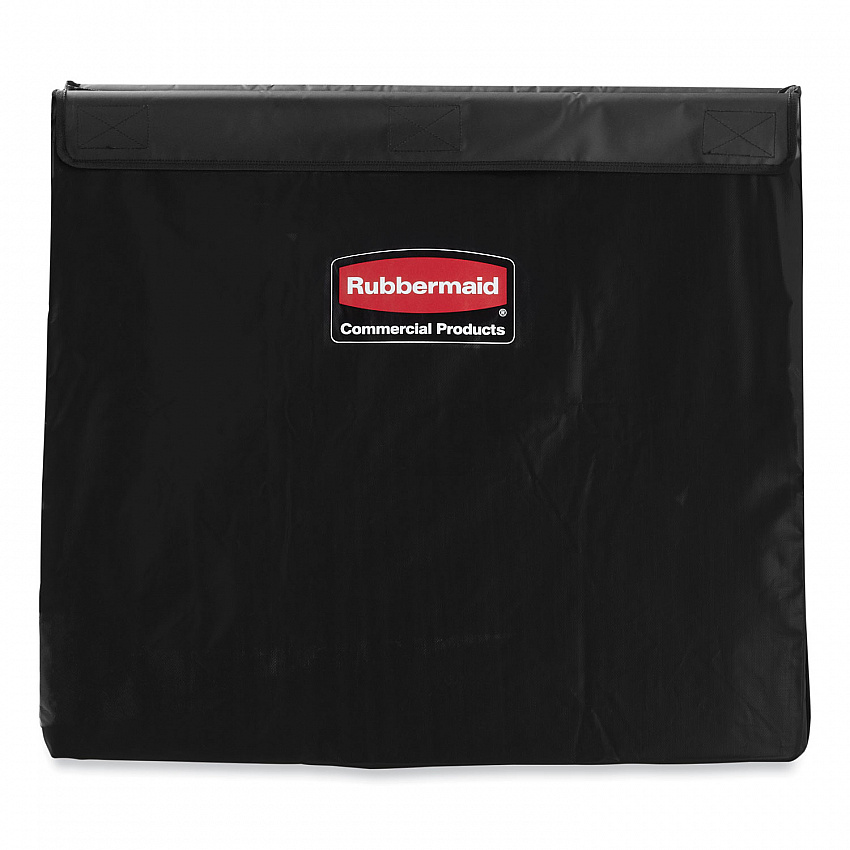 Replacement X-Cart Bag for Rubbermaid Commercial 1881750, Black, 2/Carton (1881783CT)