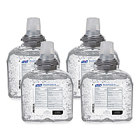 Advanced Hand Sanitizer TFX Refill, Gel, 1,200 mL, Unscented, 4/Carton (545604CT)