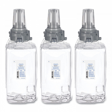 Clear and Mild Foam Hand Wash Refill, Unscented, 1,250 mL, 3/Carton (882103)