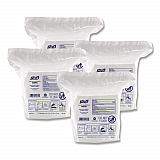 Hand Sanitizing Wipes, 5 x 6, Fresh Citrus Scent, White, 1,700/Refill Pouch, 4/Carton (951704CT)