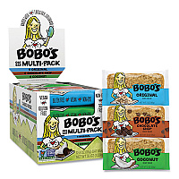 Oat Bar Coconut/Chocolate Chip/Original Multipack, 3 oz Individually Wrapped, 12/Box (00098)
