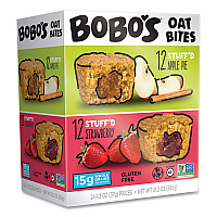 Stuff'd Oatmeal Bites, Two-Flavor Multi-Pack: Apple Pie and Strawberry, 1.3 oz Individually Wrapped, 24/Carton (00125)