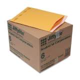 Sealed Air Jiffylite Self-Seal Bubble Mailer, #6, Barrier Bubble Lining, Self-Adhesive Closure, 12.5 x 19, Golden Brown Kraft, 50/Carton (39097)