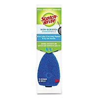 Non-Scratch Dishwand Refills, Blue, 2/Pack (48312)