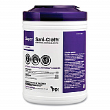 Super Sani-Cloth Germicidal Disposable Wipes, Extra-Large, 1-Ply, 7.5" x 15", Unscented, White, 75/Pack (P86984)