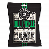 Dill Pickle Pretzel Sticks, 3 oz Bag, 15/Carton (00561)