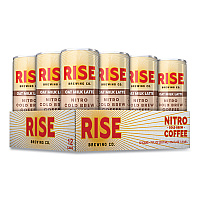 Nitro Cold Brew Latte, Oat Milk, 7 oz Can, 12/Carton (00045)