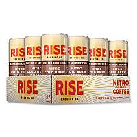 Nitro Cold Brew Latte, Oat Milk Mocha, 7 oz Can, 12/Carton (00049)