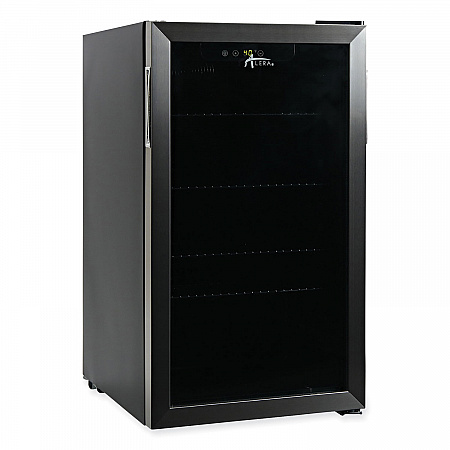 3.4 Cu Ft Beverage Cooler, Stainless Steel/Black (RFBC34)