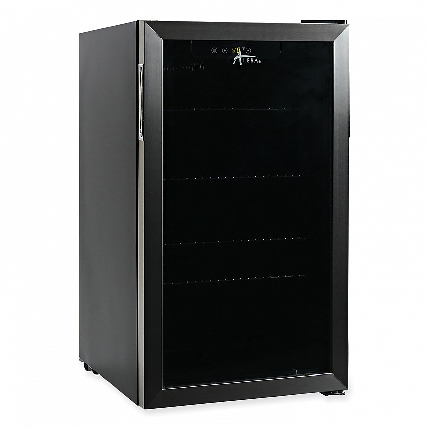 3.4 Cu Ft Beverage Cooler, Stainless Steel/Black (RFBC34)