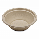 Fiber Bowls, 24 oz, 7.4 x 7.4 x 2.3, Natural, Paper, 500/Carton (BOSCU24LFP)