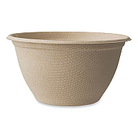 Fiber Bowls, 6 oz, 3.5 x 3.5 x 2, Natural, Paper, 1,000/Carton (BOSCU6LFP)