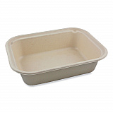 Fiber Containers, 60 oz, 7.5 x 9.8 x 2.7, Natural, Paper, 400/Carton (TRSC60LFP)