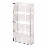 Quad Glove Dispenser, 10.5 x 4 x 21.25, Clear (AH145)