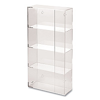 Quad Glove Dispenser, 10.5 x 4 x 21.25, Clear (AH145)