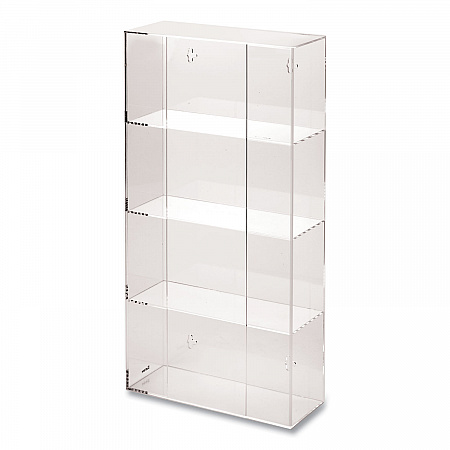 Quad Glove Dispenser, 10.5 x 4 x 21.25, Clear (AH145)