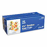 Knotted Bamboo Pick, Paper, 4.5", Natural, 100/Pack, 10 Packs/Carton (R805)