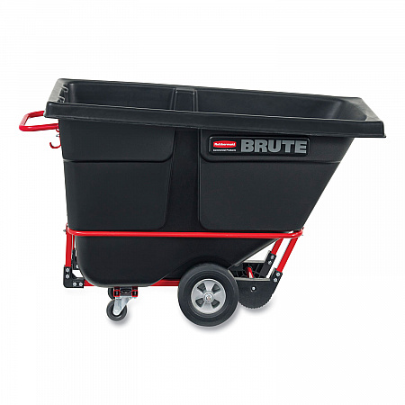 0.5 cu yd BRUTE Rotomolded Tilt Truck, 850 lb Capacity, Black (1305BLA)