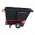 0.5 cu yd BRUTE Rotomolded Tilt Truck, 850 lb Capacity, Black (1305BLA)