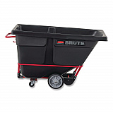 0.5 cu yd BRUTE Rotomolded Tilt Truck, 1,400 lb Capacity, Black (1306BLA)