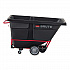 1 cu yd BRUTE Rotomolded Tilt Truck, 2,100 lb Capacity, Black (1316BLA)