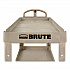 BRUTE Heavy-Duty Utility Cart with Lipped Shelves, Plastic, 2 Shelves, 500 lb Capacity, 25.9
