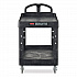 BRUTE Heavy-Duty Utility Cart with Lipped Shelves, Plastic, 2 Shelves, 500 lb Capacity, 25.9