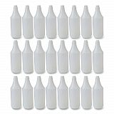 Embossed Plastic Spray Bottle, 32 oz, Clear, 24/Carton (00032)
