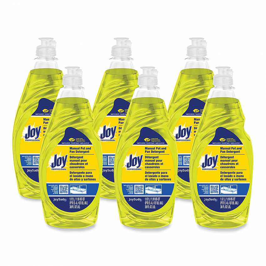 Dishwashing Liquid, Lemon Scent, 38 oz Bottle, 8/Carton (43606CT)