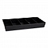 Anchor Collection 5-Compartment Snack Organizer, 12 x 24 x 3.25, Black (SNACKORGTBLK)