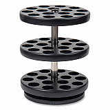 Anchor Collection 3-Tier Single Serve Pod Carousel Countertop Organizer, 9.5 x 9.5 x 11.75, Black (PODSUS45BLK)