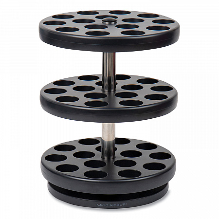 Anchor Collection 3-Tier Single Serve Pod Carousel Countertop Organizer, 9.5 x 9.5 x 11.75, Black (PODSUS45BLK)