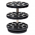 Anchor Collection 3-Tier Single Serve Pod Carousel Countertop Organizer, 9.5 x 9.5 x 11.75, Black (PODSUS45BLK)